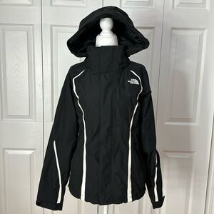 Women’s NORTHFACE windbreaker jacket with removable hood. XS size.